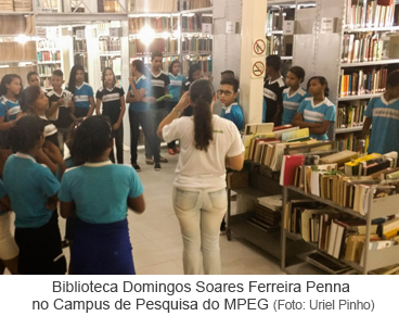 Biblioteca Domingos Soares Ferreira Penna no Campus de Pesquisa do MPEG