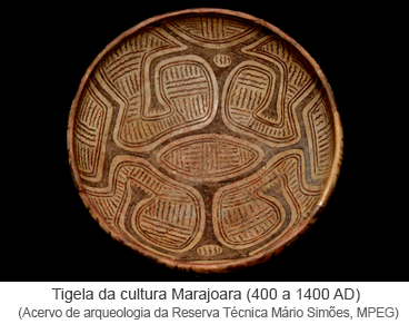 Tigela da cultura Marajoara (400 a 1400 AD)
