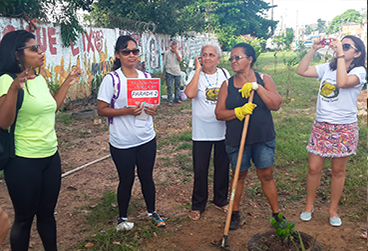 Movimentos sociais realizam projetos pontuais de jardinagem e arborização
