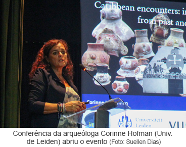 Conferência da arqueóloga Corinne Hofman segunda edição da Oficina Cerâmicas Arqueológicas da Amazônia
