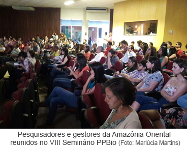 Pesquisadores e gestores da Amazônia Oriental reunidos no VIII Seminário PPBio