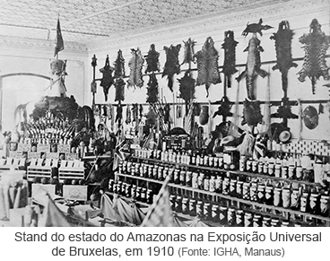 Stand do estado do Amazonas na Exposição Universal de Bruxelas, em 1910.png