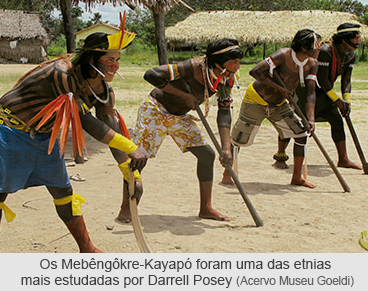 Os Mebêngôkre-Kayapó foram uma das etnias mais estudadas por Darrel Posey
