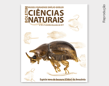 Capa do Boletim de Ciências Naturais do Museu Goeldi volume 12 número 3