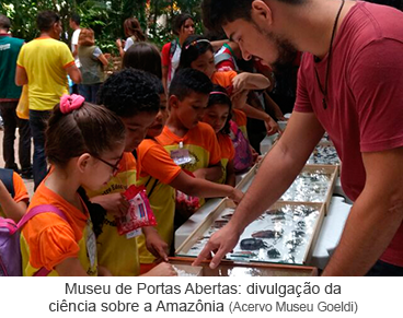 Museu de Portas Abertas, divulgação da ciência sobre a Amazônia