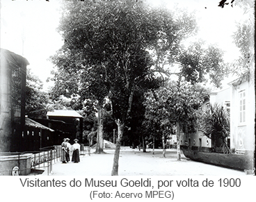 Visitantes do Museu Goeldi, por volta de 1900
