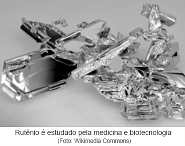 Rutênio é estudado pela medicina e biotecnologia