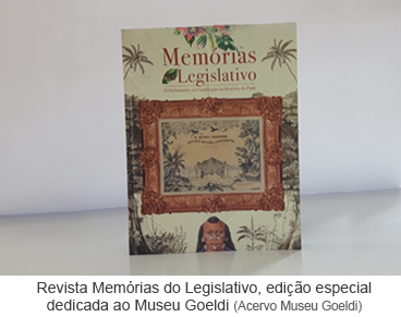 Revista Memórias do Legislativo, edição especial dedicada ao Museu Goeldi